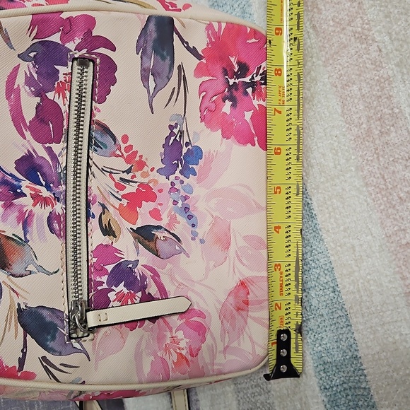 Guess Pink and Purple Floral Backpack - Picture 11 of 13